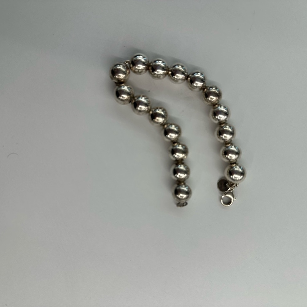 Tiffany silver ball bracelet